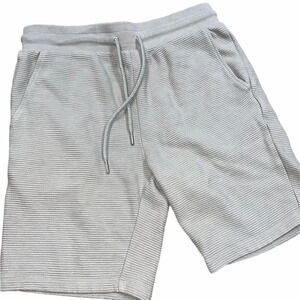 Asos design green ribbed lounge shorts size small